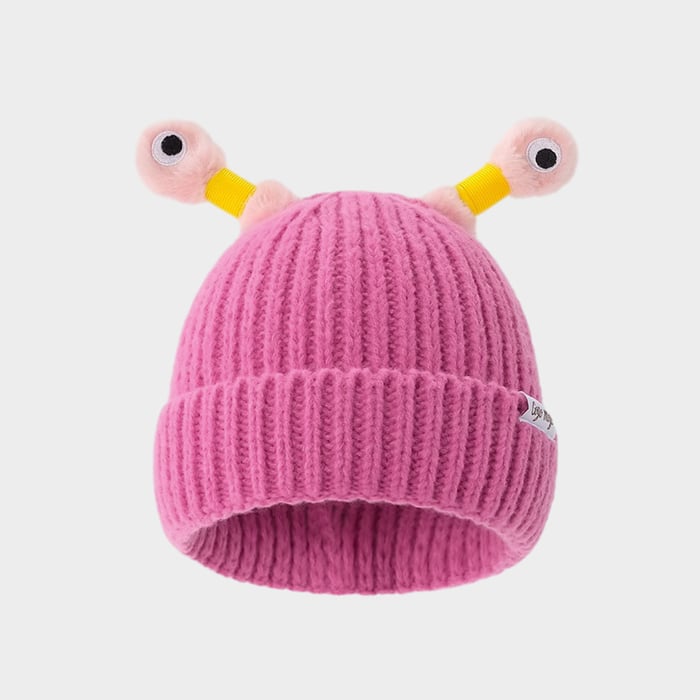 🎩Winter Parent-Child Cute Glowing Little Monster Knit Hat