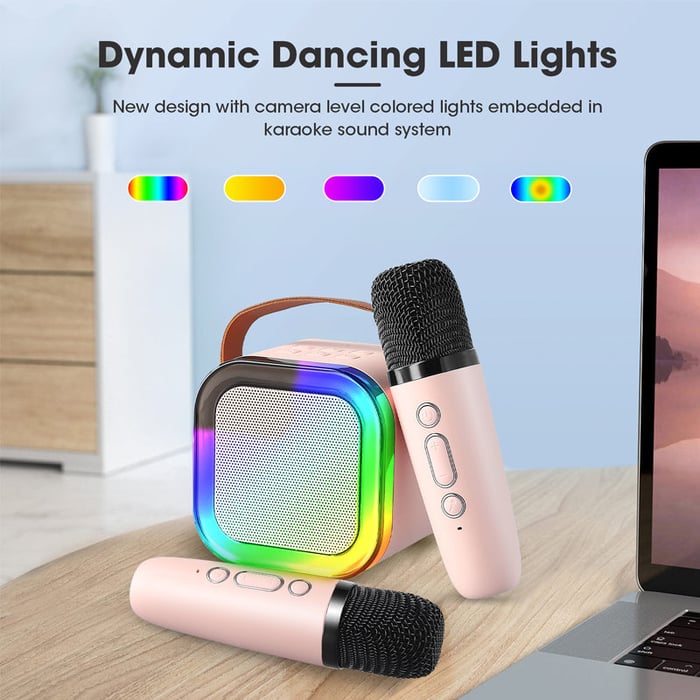 🎤Mini Karaoke Machine with Wireless Microphones