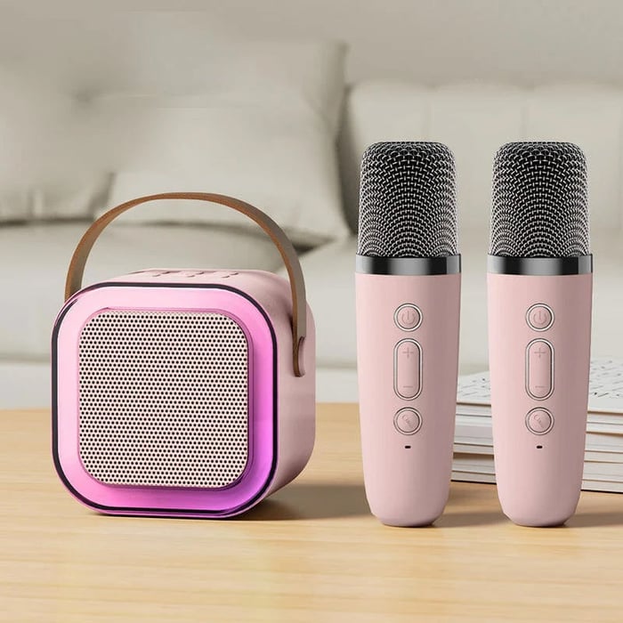 🎤Mini Karaoke Machine with Wireless Microphones