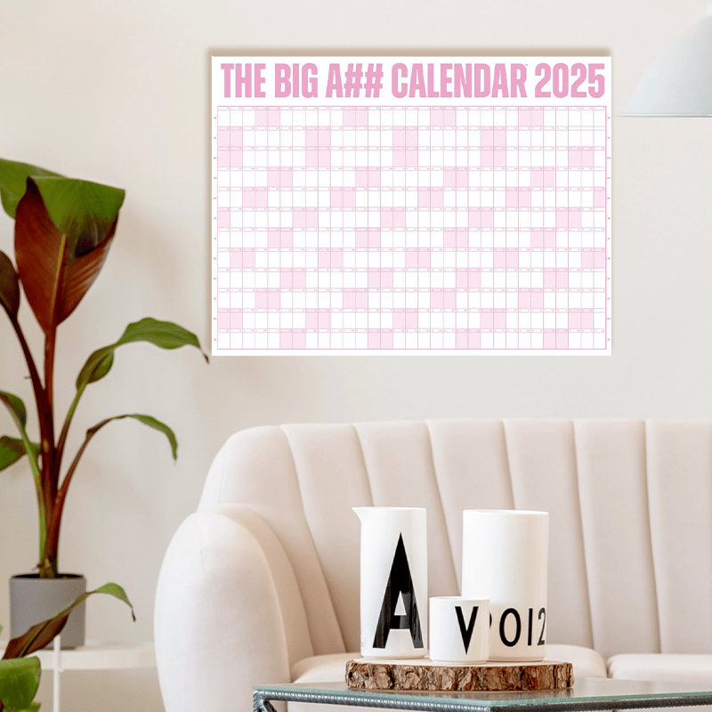 🔥The Big A## Calendar 2025 | Dry Erase