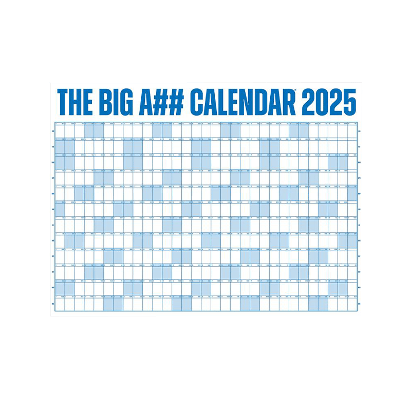 🔥The Big A## Calendar 2025 | Dry Erase