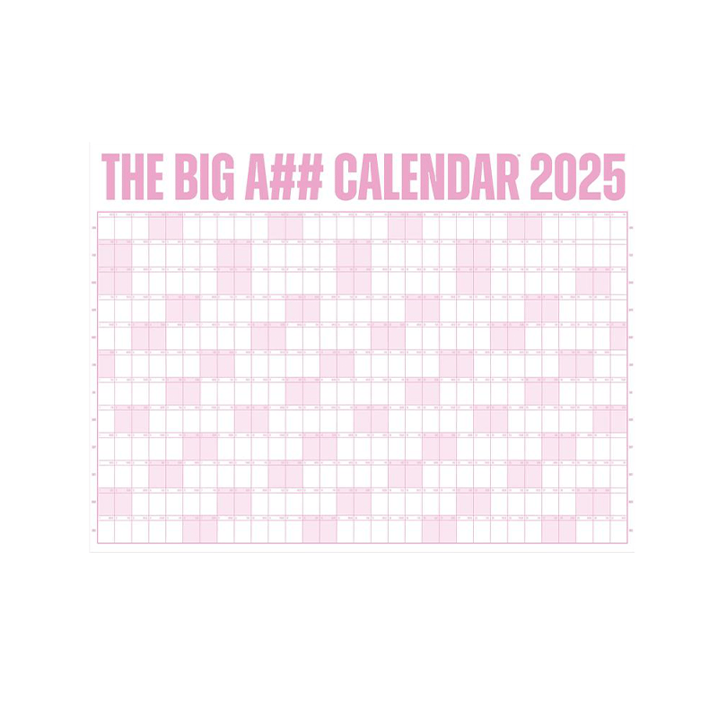 🔥The Big A## Calendar 2025 | Dry Erase