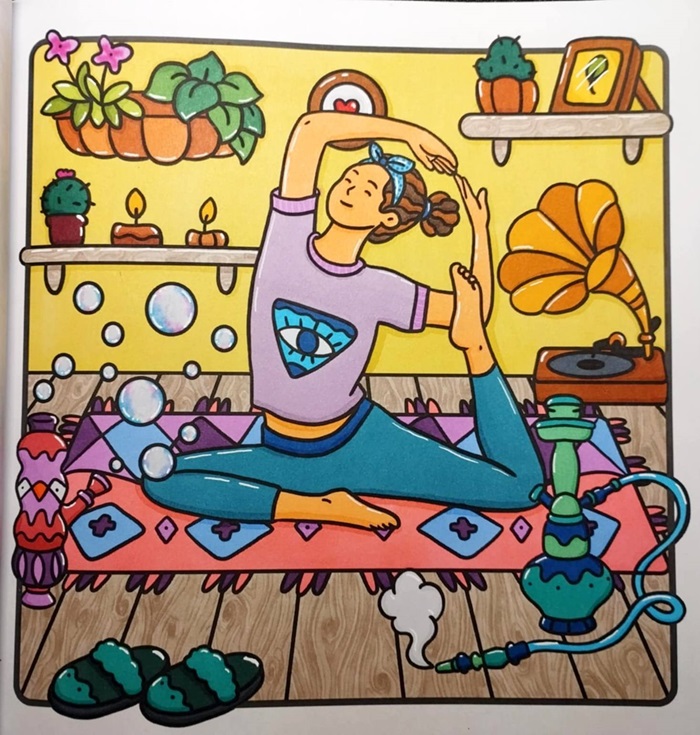 Easter gift Stoner Moments: Stoner Girl Coloring Book