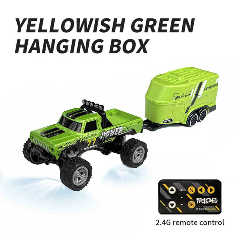 🚗OEIN Mini RC Monster Truck - Olive Green