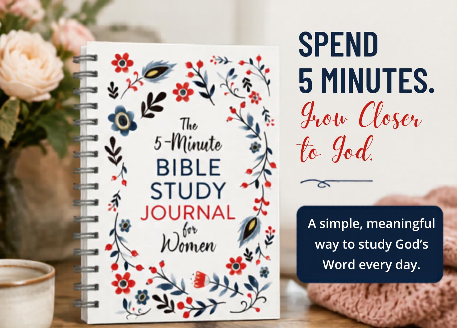 The 5-Minute Bible Study Journal for Women