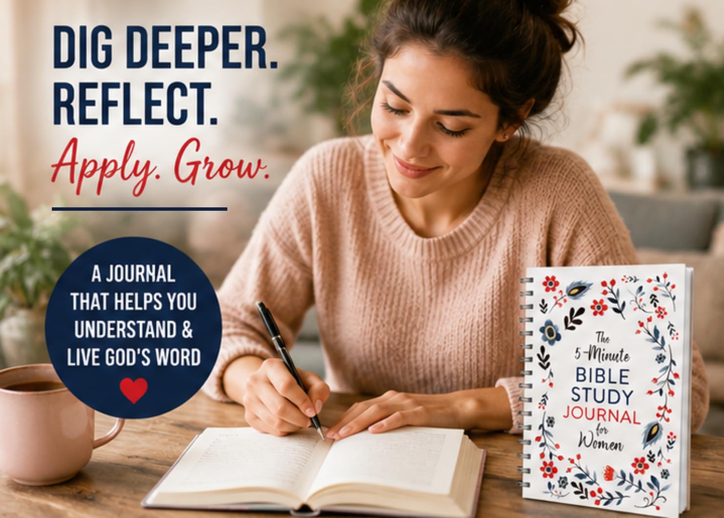 The 5-Minute Bible Study Journal for Women