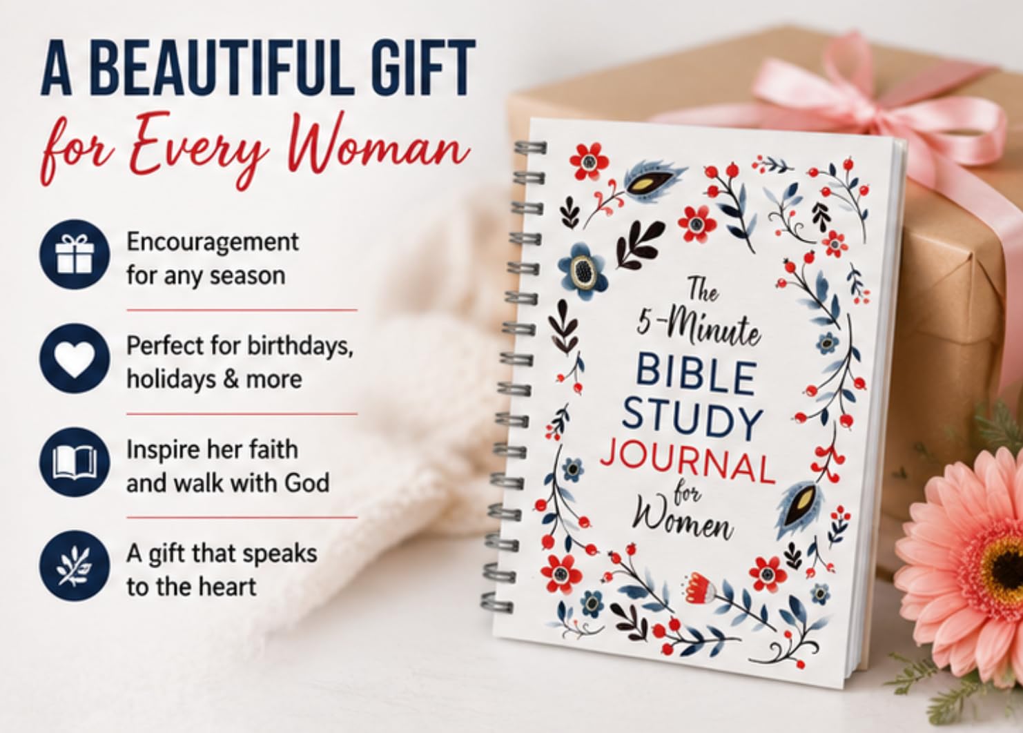 The 5-Minute Bible Study Journal for Women