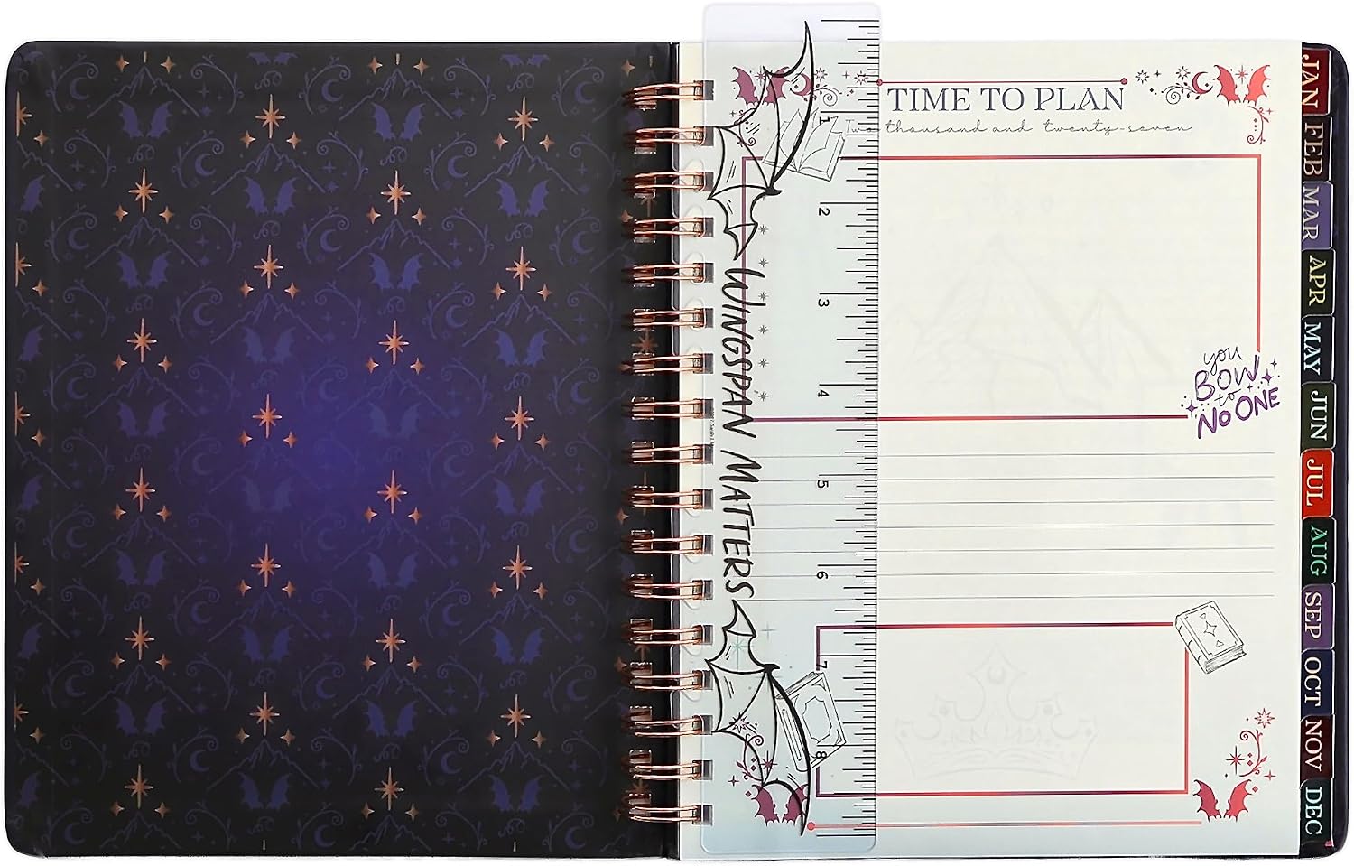 A Court of Thorns and Roses Velaris 2027 Weekly Monthly Planner