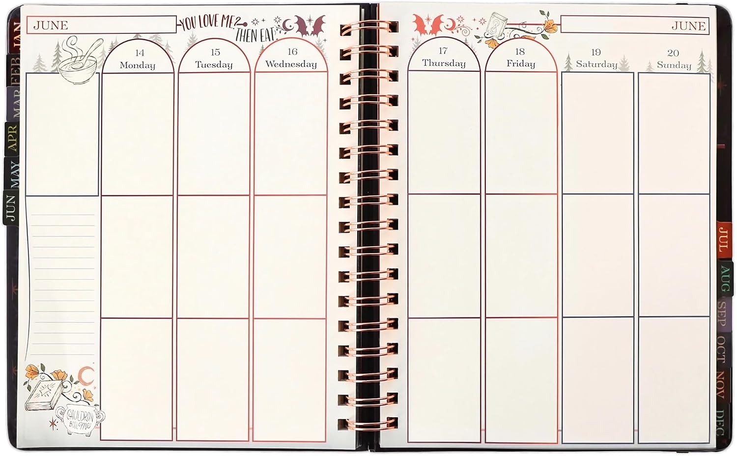 A Court of Thorns and Roses Velaris 2027 Weekly Monthly Planner