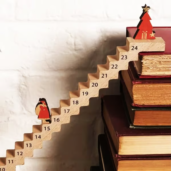 🎄Christmas Sale✨Funny Santa Stairs Countdown Calendar, Advent Countdown