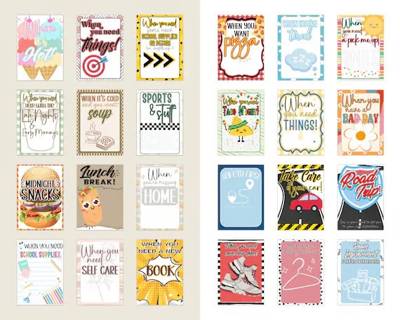🎅Christmas College Survival Gift Card Book