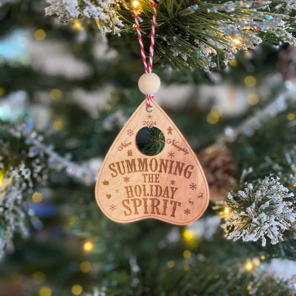 🔥🎄Summoning The Holiday Spirit Ornament