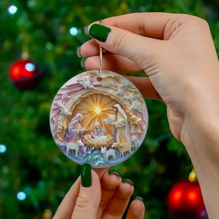 Nativity Christmas Ornament