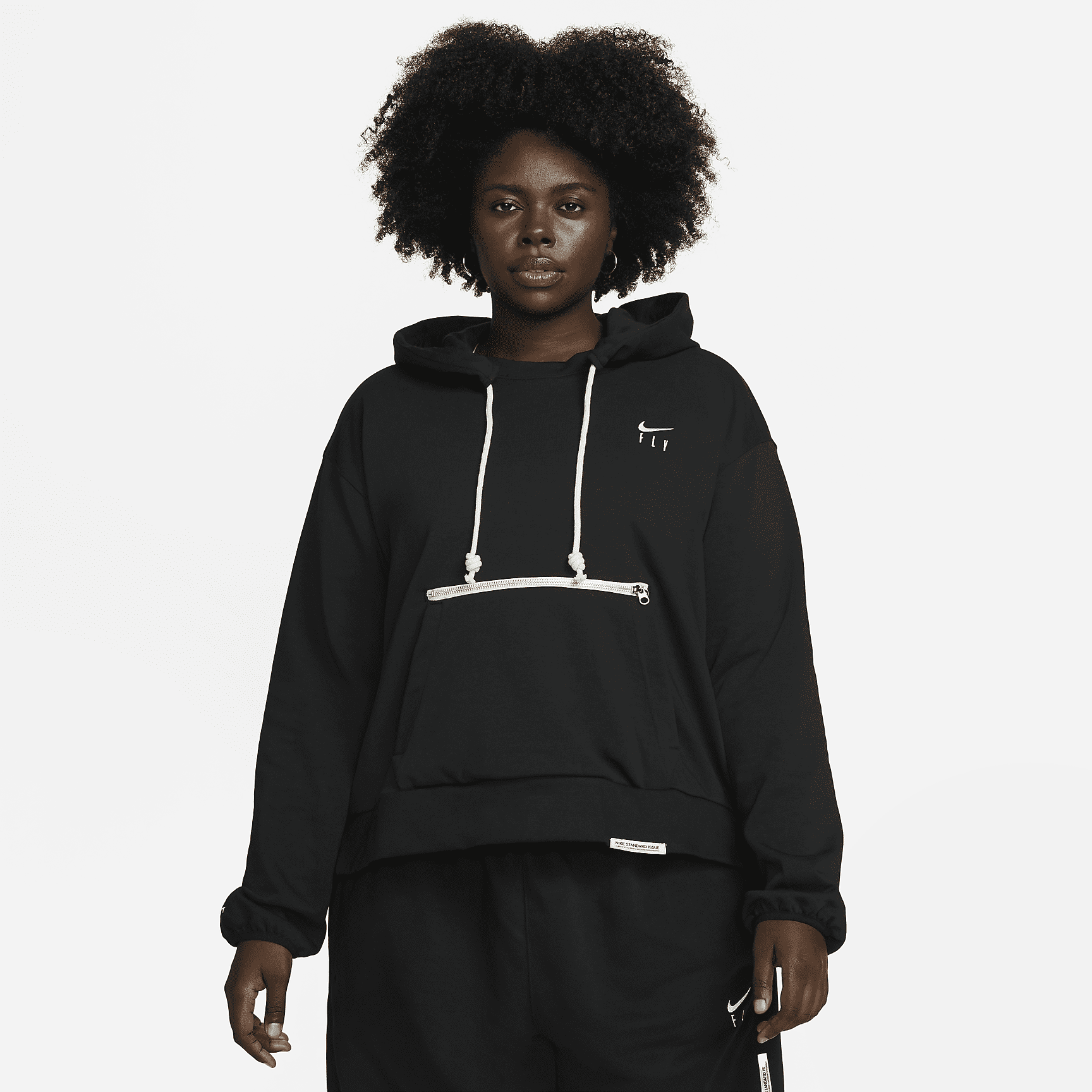 Women's Pullover Basketball Hoodie (Plus Size)