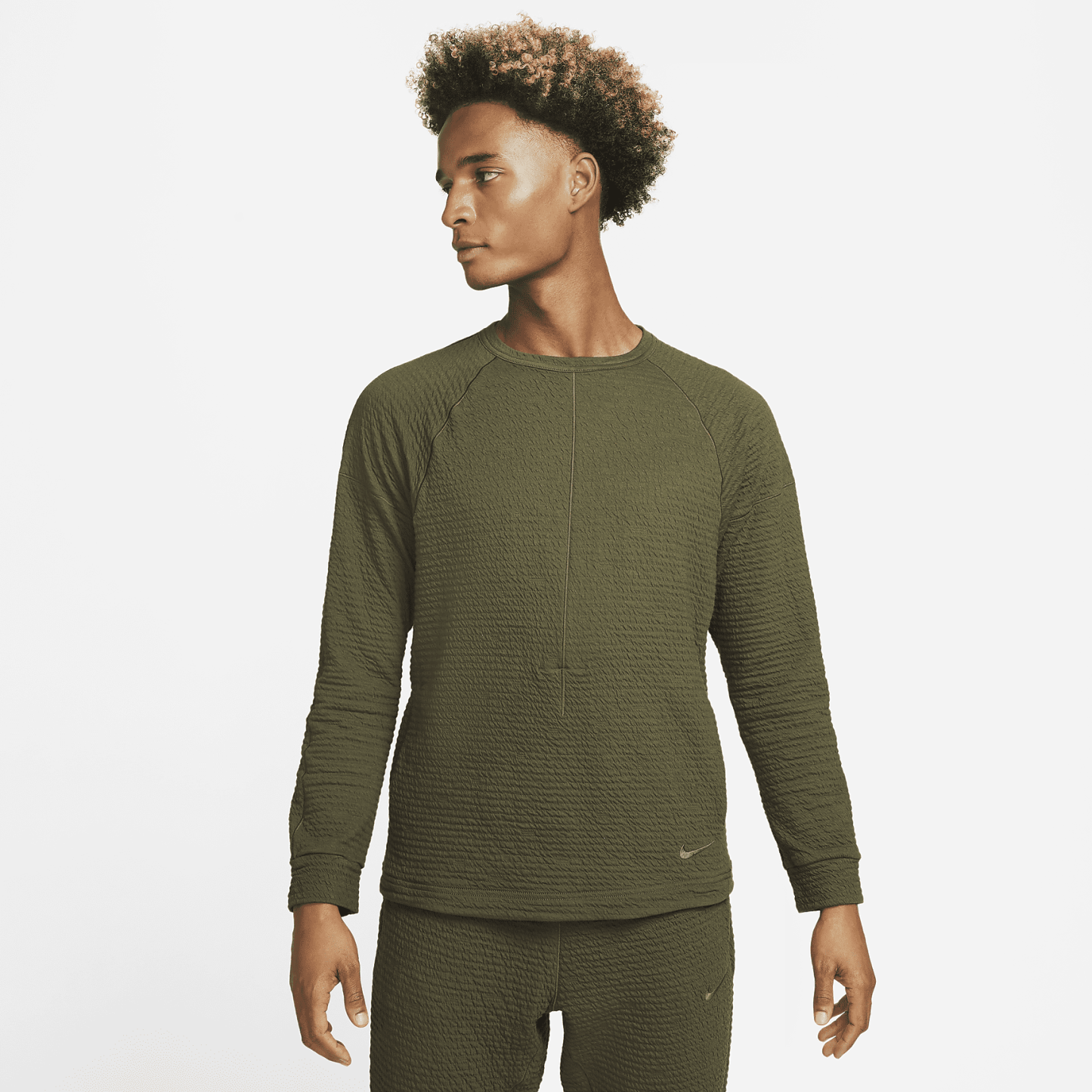 Yoga Texture - Men's Dri-FIT Long-Sleeve Yoga Top