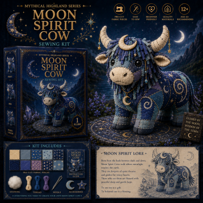Mythical Highland Cow DIY Sewing Kit 🐮✨🔥New product launch🌙🔥