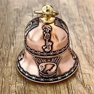 POW-MIA Memorial Bell – Handmade Tribute Honor Bell for Fallen Soldiers