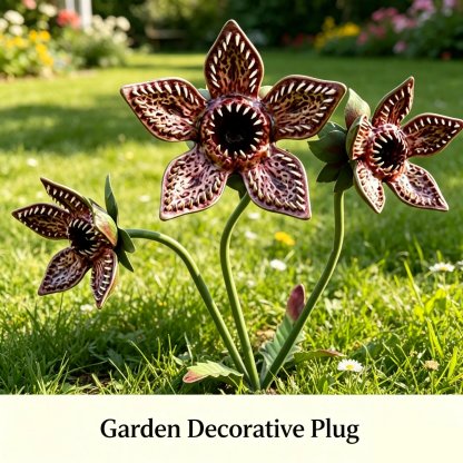 🌿 Monster Bloom Garden Stake