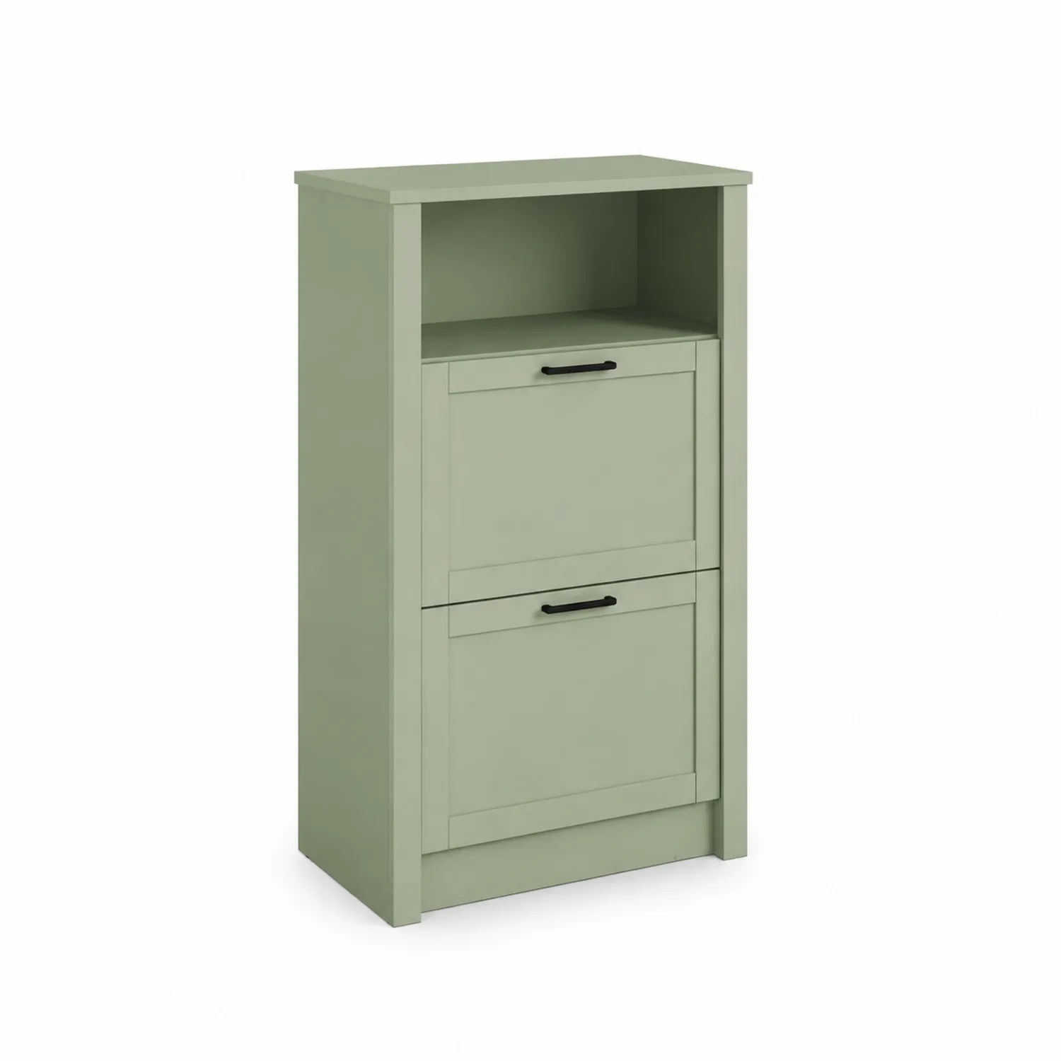 Meuble à chaussures en bois vert-Domixorn