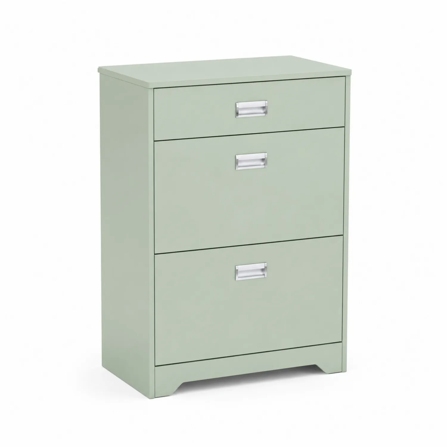 Meuble à chaussures trois tiroirs en MDF Vert-Domixorn