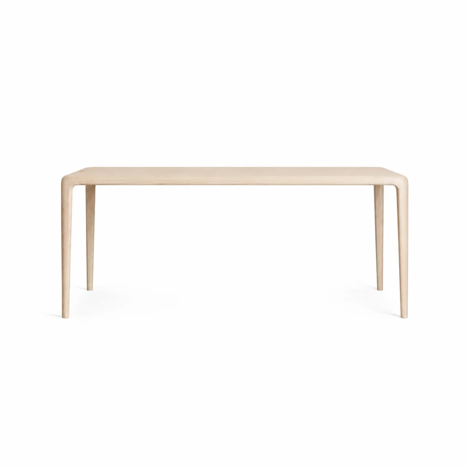 Table de salle à manger rectangulaire en bois de hêtre