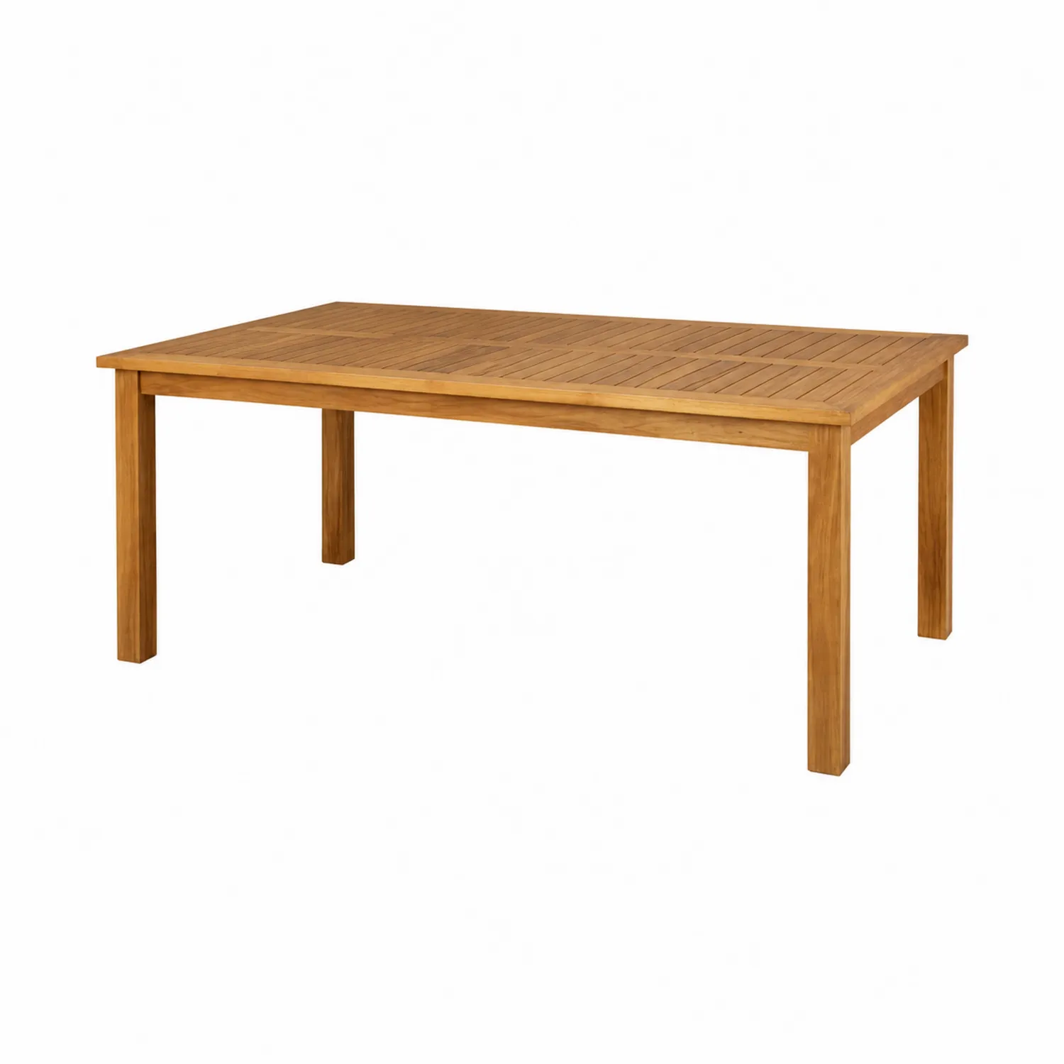 Table de jardin rectangulaire en bois 150x90x75 cm