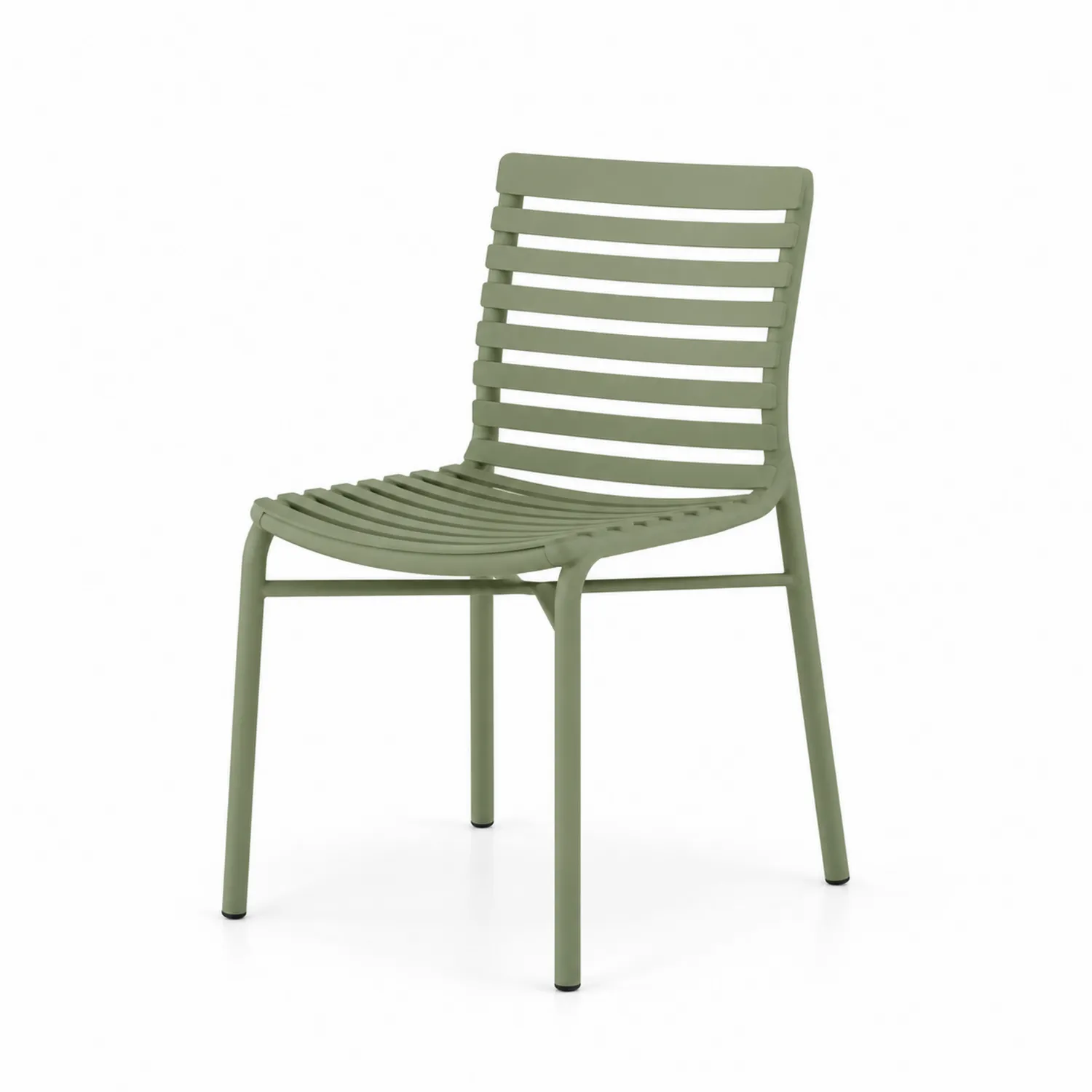 Chaise en métal vert-rivviorae