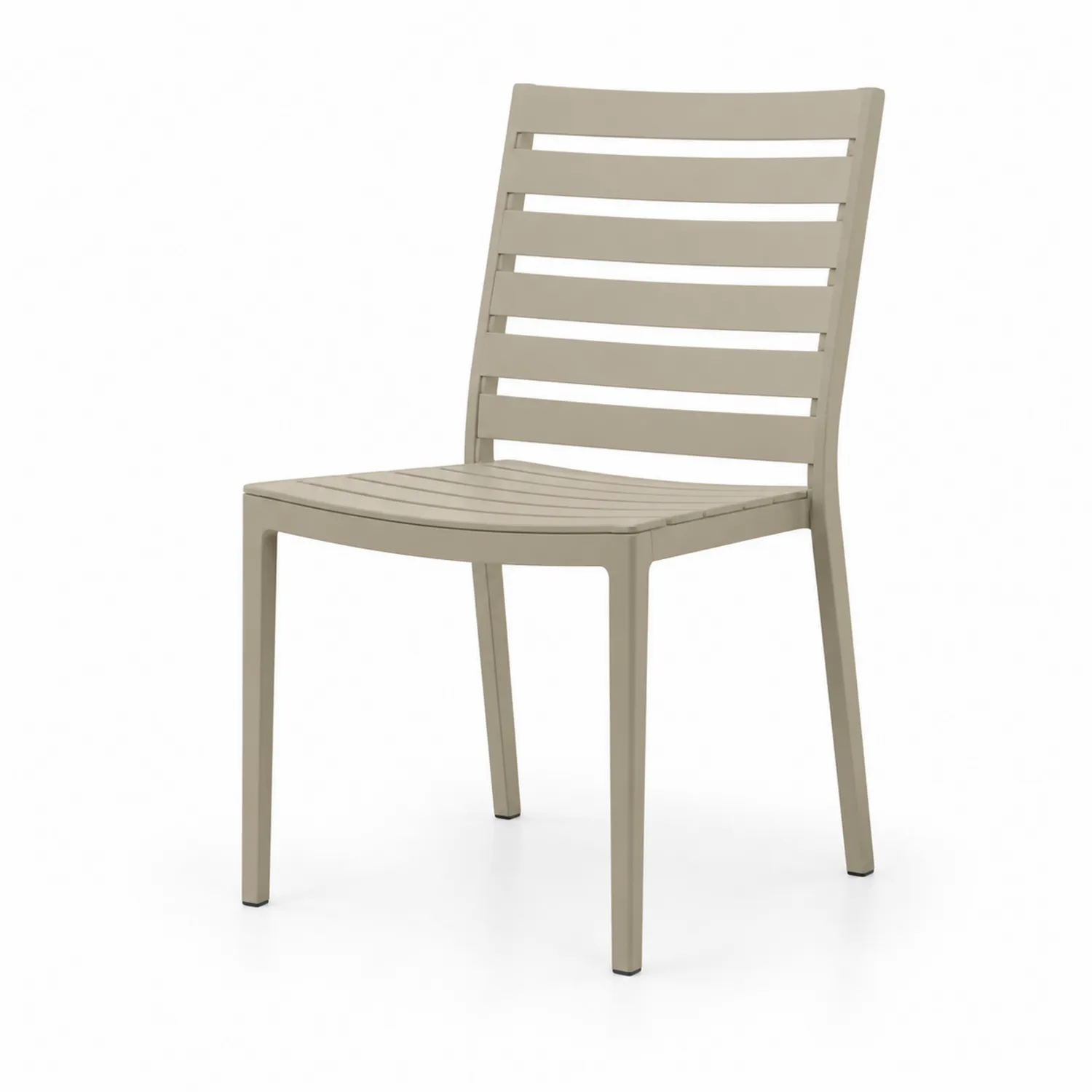 Chaise en polypropylène Beige-rivviorae