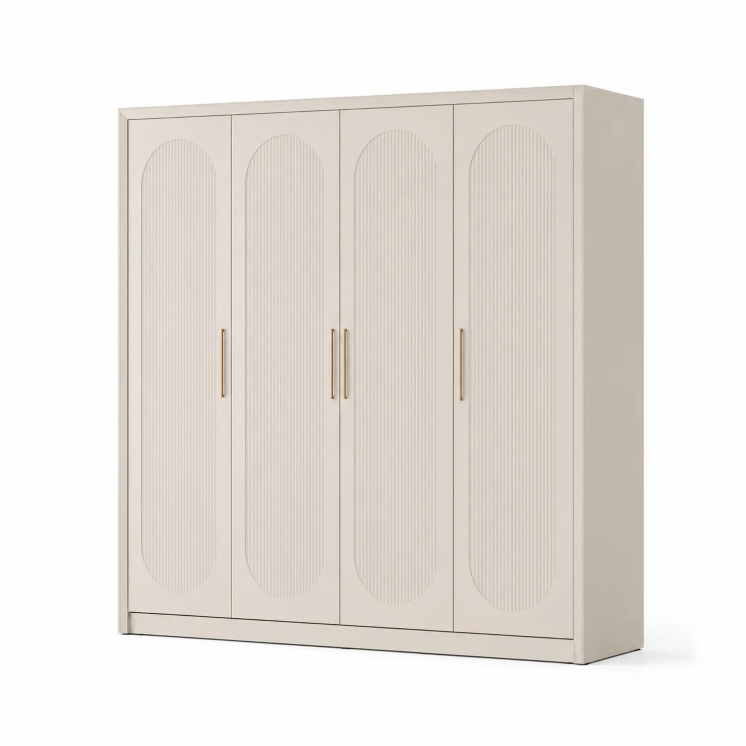 Armoire en Bois Beige 200x60x230cm-rivviorae