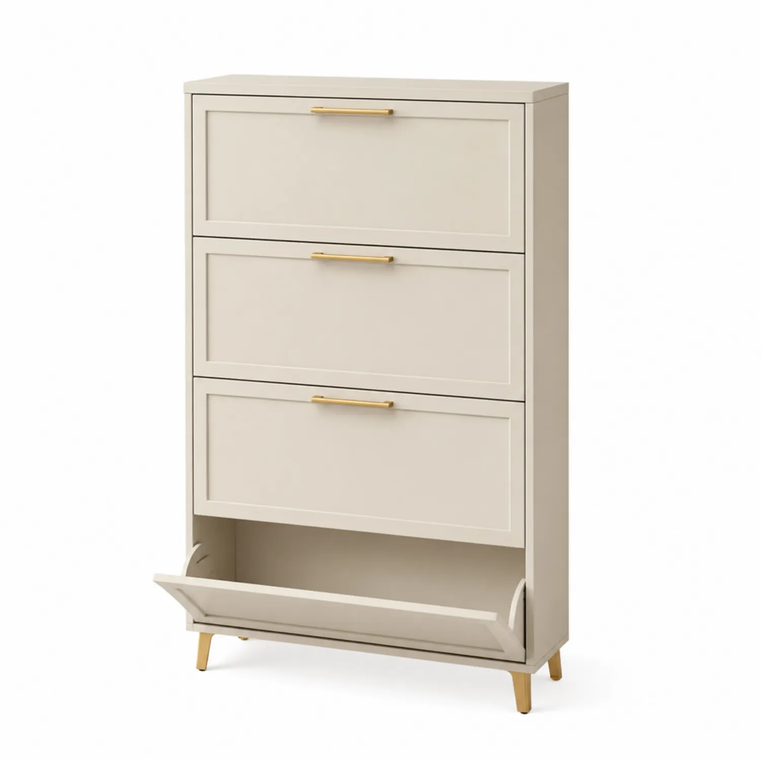 Meuble à chaussures en bois MDF Beige-rivviorae