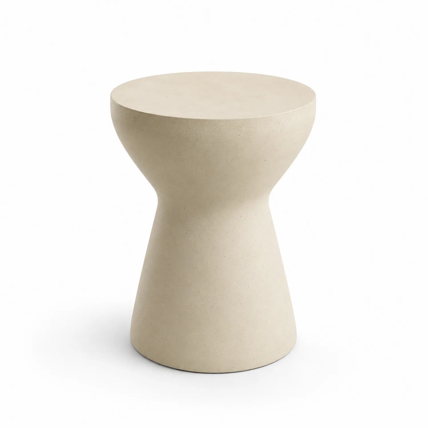 Table d'appoint en béton beige-rivviorae
