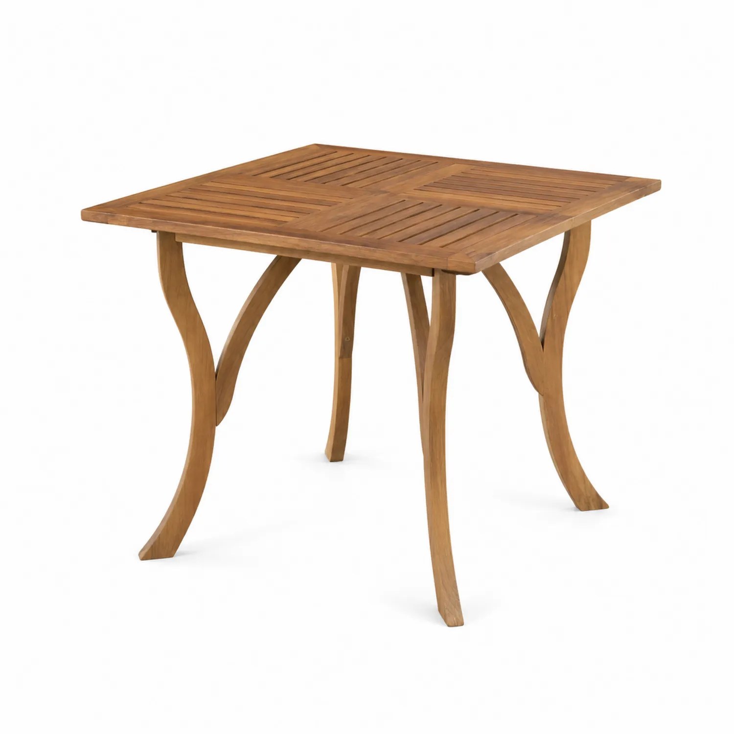 Table carrée en bois 90x90 cm