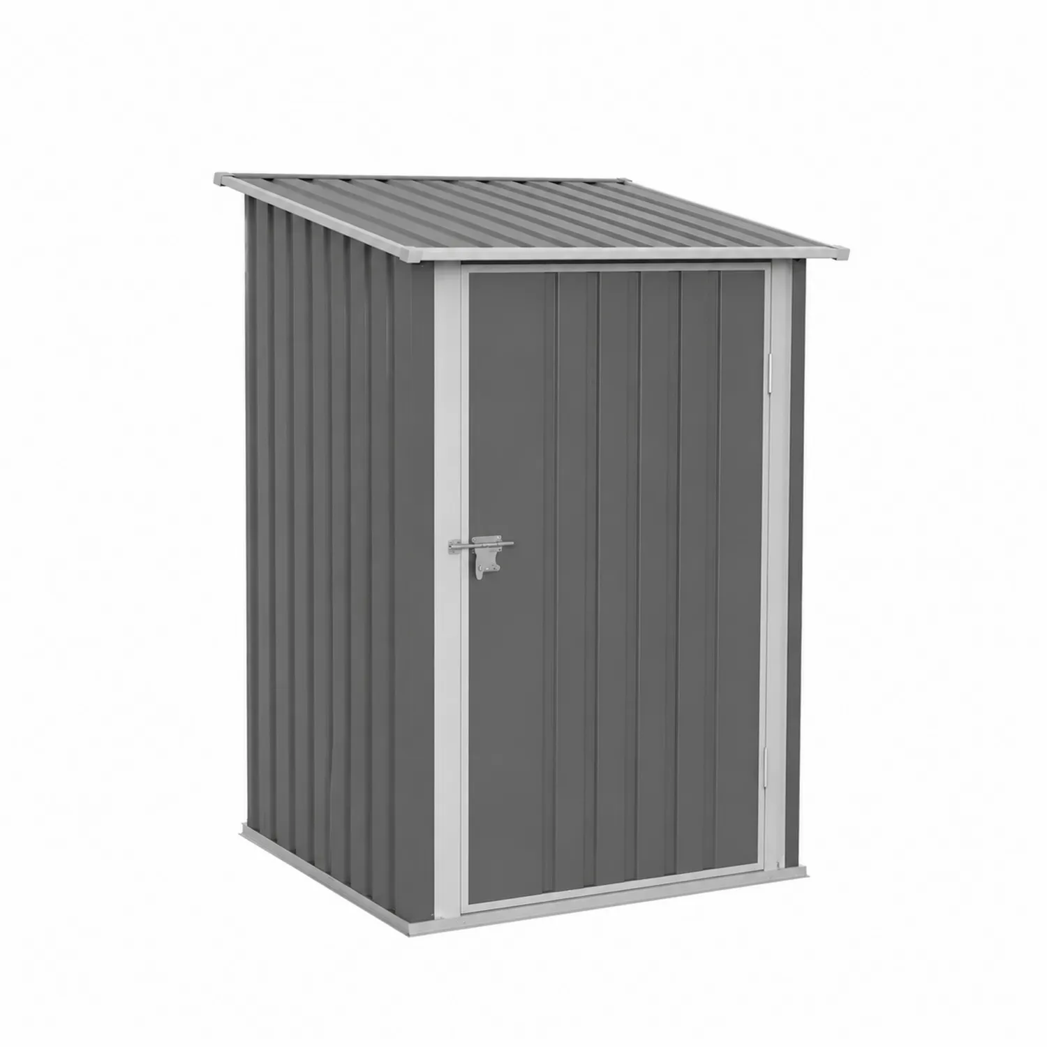 Metalowy schowek ogrodowy z blachy stalowej 130x80x170 cm