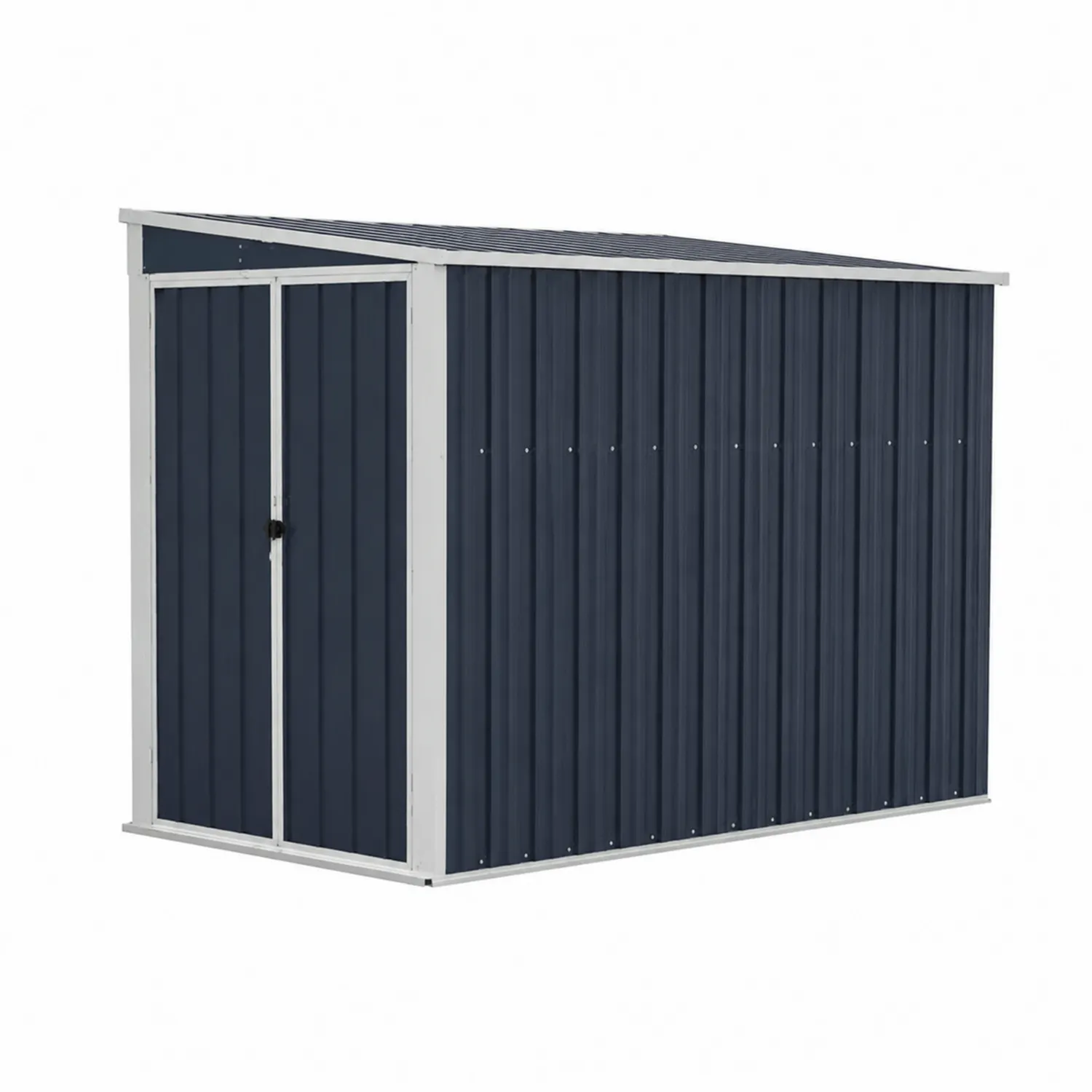 Metalowy schowek ogrodowy stalowy 195x130x180 cm