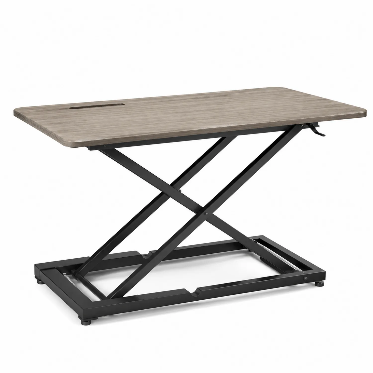 Mesa ajustable en altura de madera y metal 120x60 cm