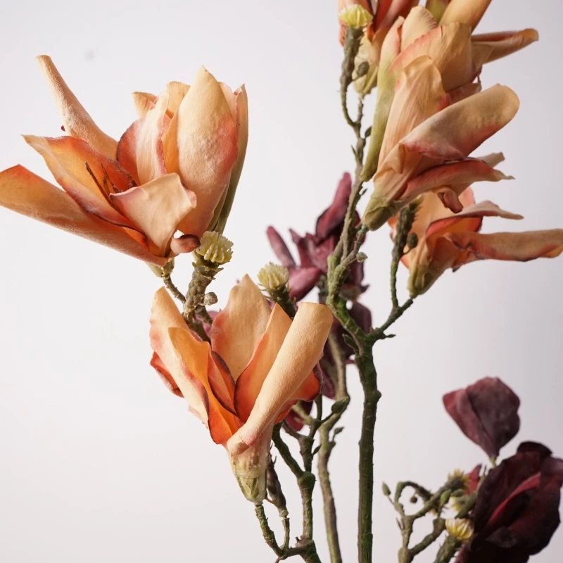 Artificial Fall Magnolia Stems - 35“-Lunkadee