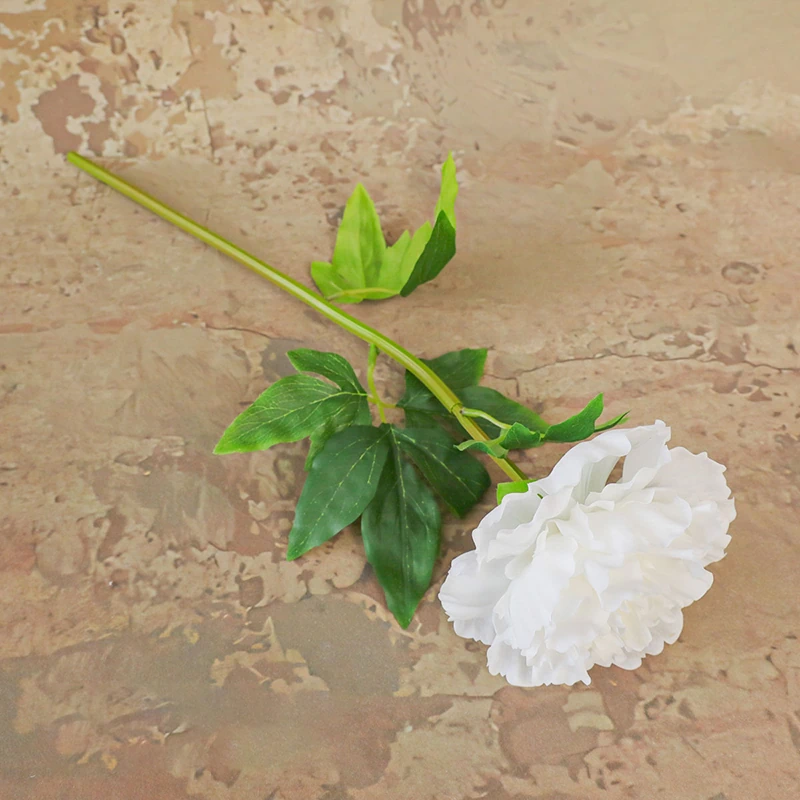 Artificial Real-Touch Peony Stems - 20.5"