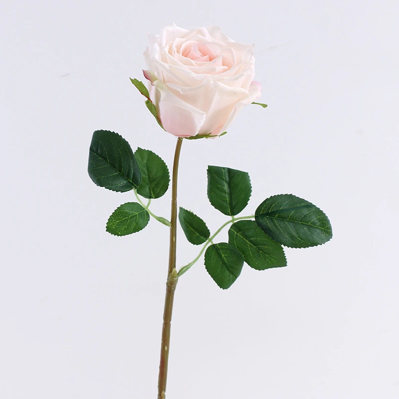 Artificial Real-Touch Rose Stems, 6-Stem Bundle - 17.7"