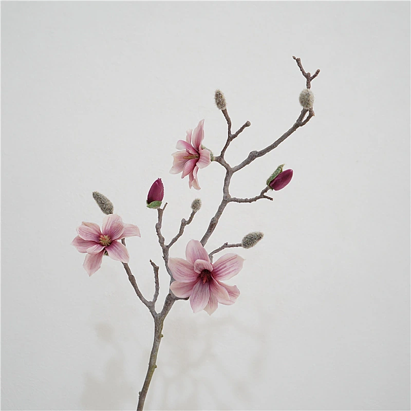 Artificial Magnolia Branches - 28.3"-Lunkadee