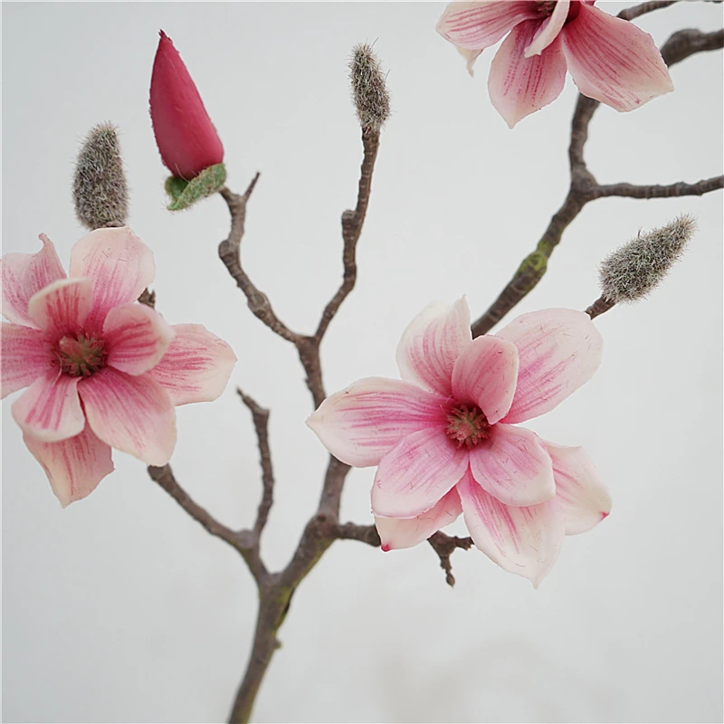 Artificial Magnolia Branches - 28.3"-Lunkadee