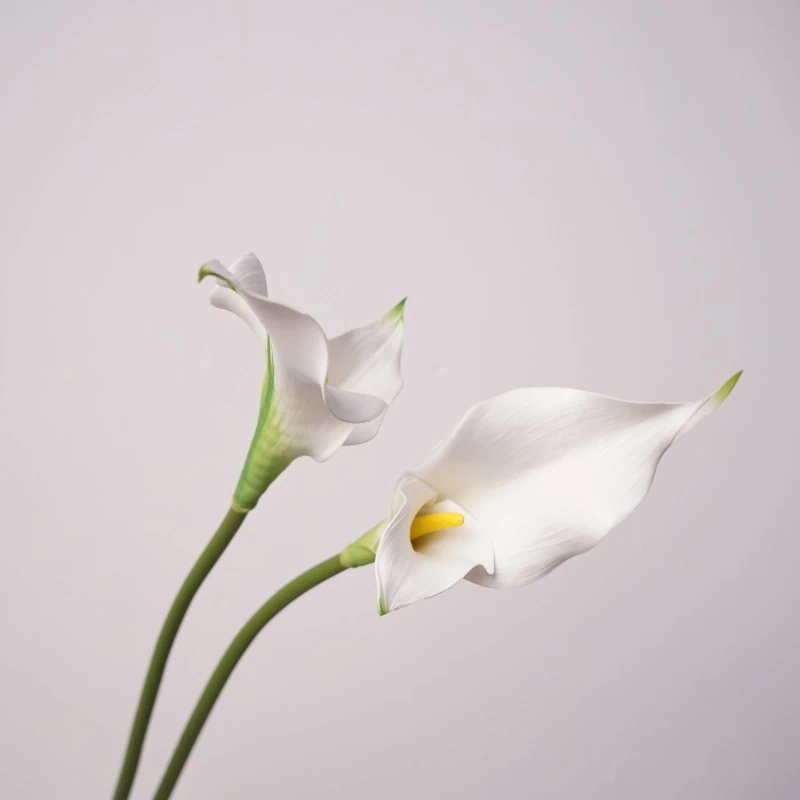 Artificial Real-Touch Calla Lily Stems - 22.8"-Lunkadee