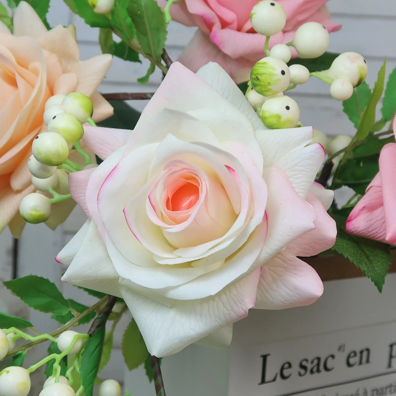 Lunkadee Real Touch Large Rose Stems - 20"（8 or 16 Stems）
