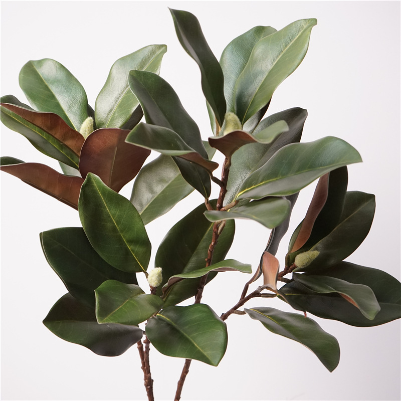 Artificial Magnolia Leaf Stems - 28.5"-Lunkadee
