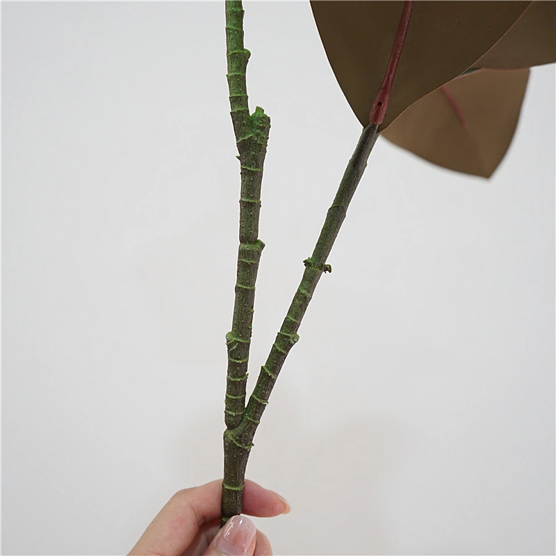 Artificial Real-Touch Magnolia Leaf Stems - 33"-Lunkadee