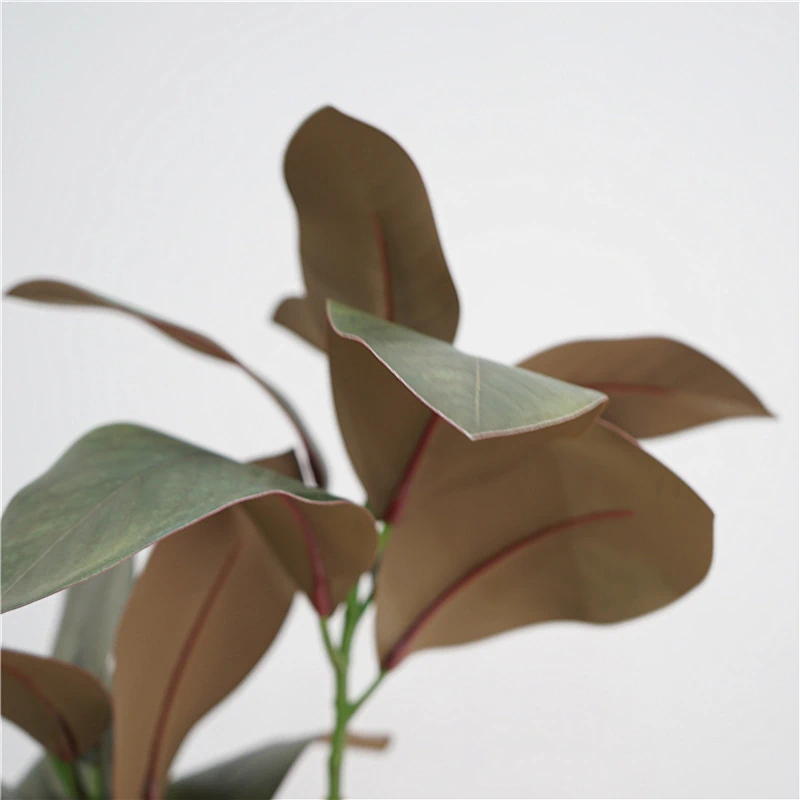 Artificial Real-Touch Magnolia Leaf Stems - 33"-Lunkadee
