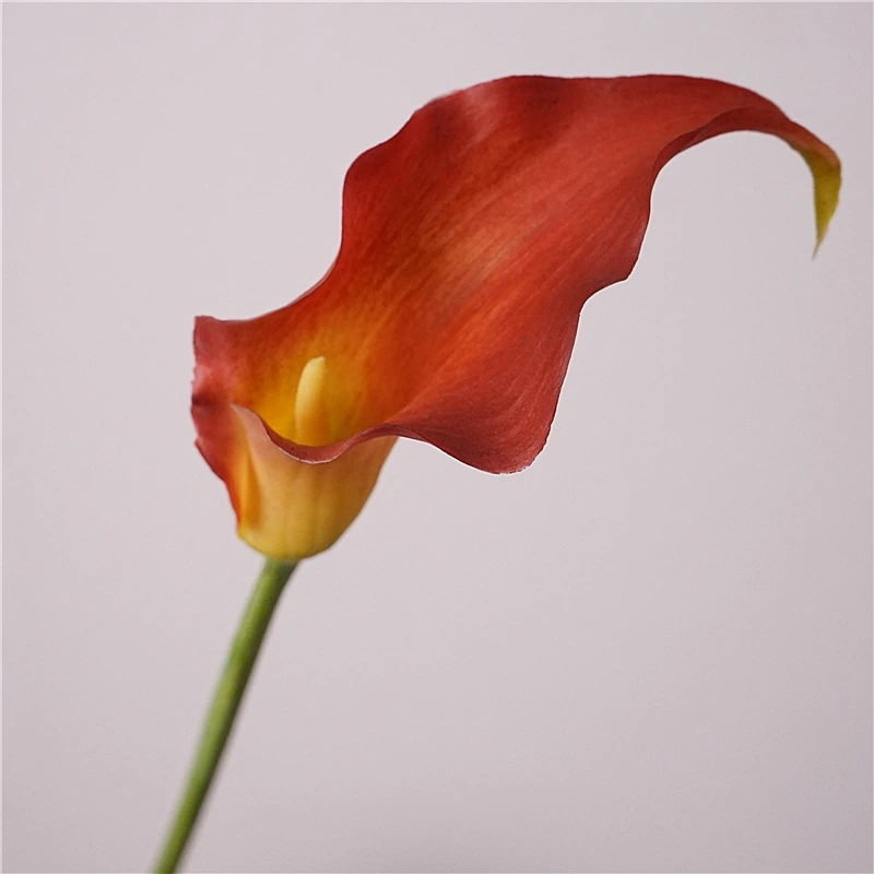 Artificial Real-Touch Mini Calla Lily Stems - 23.6"-Lunkadee