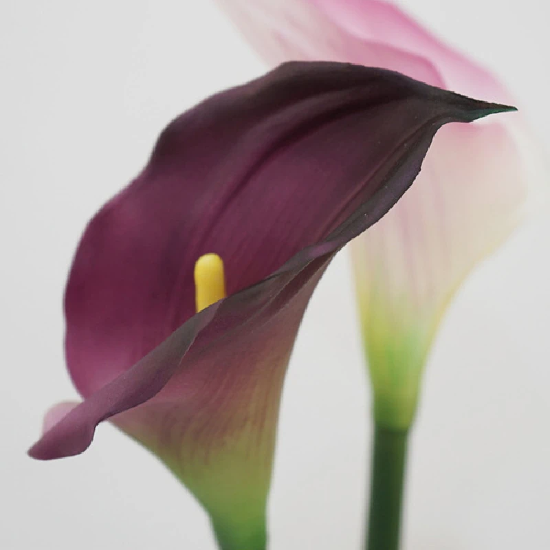 Artificial Real-Touch Mini Calla Lily Stems - 26"-Lunkadee