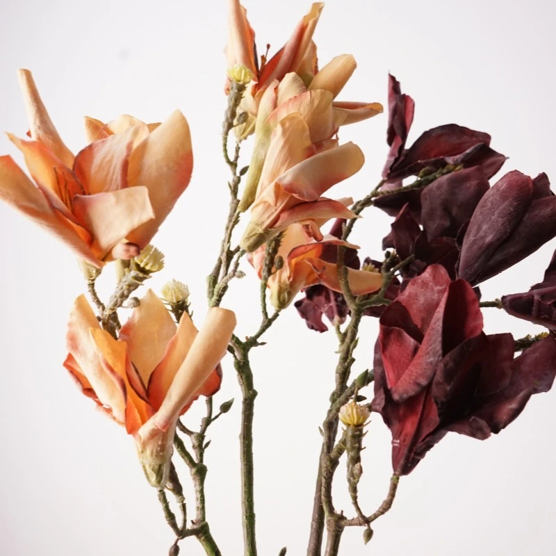 Artificial Fall Magnolia Stems - 35“-Lunkadee