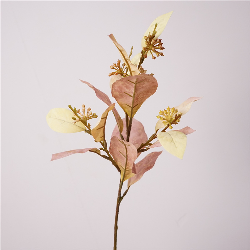 Artificial Fall Magnolia Leaf Stems - 18.5"-Lunkadee