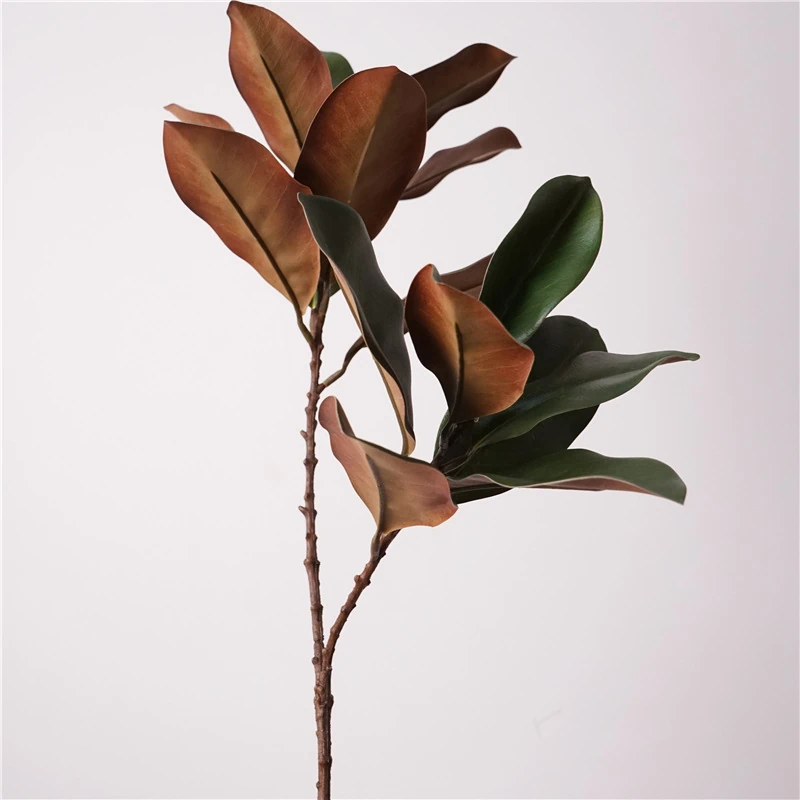 Artificial Magnolia Leaf Stems - 28.5"-Lunkadee